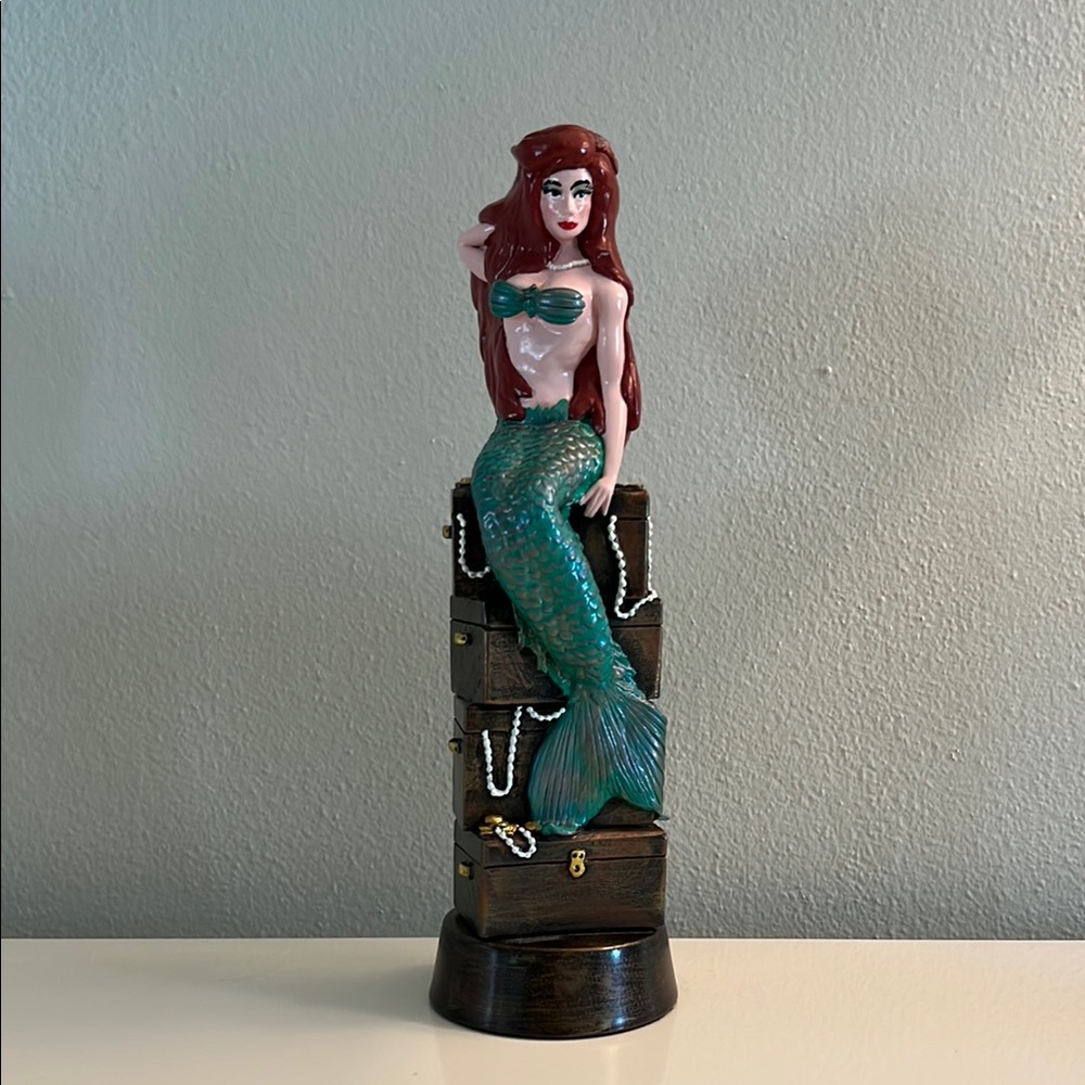Mermaid Figurine with Green Tail